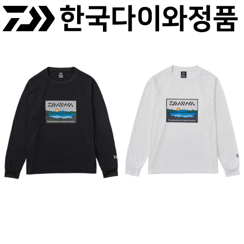 다이와 DE-6724 피싱네트 긴팔 티셔츠 레이크사이드