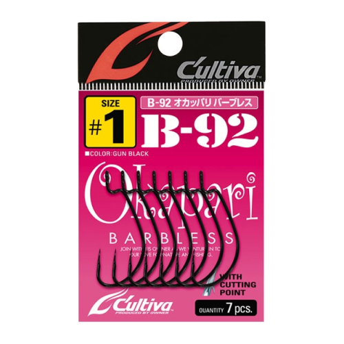 오너 컬티바 B-92 바브레스 오카파리 훅(무미늘)