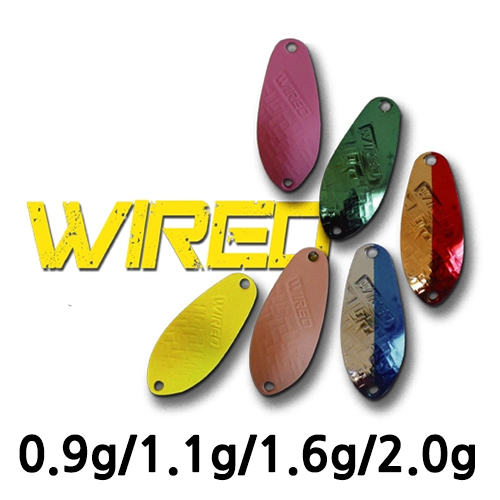 앵글러즈시스템 와이어드 0.9g/1.1g/1.6g/2.0g 스푼/Anglerz System Wired