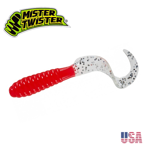 미스터트위스터 티니테일 그럽 투톤 2인치/Mister Twister Teenie 2color 2inch