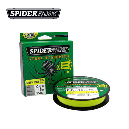 스파이더와이어 스무드8 옐로우 합사라인/Spiderwire Stealth Smooth